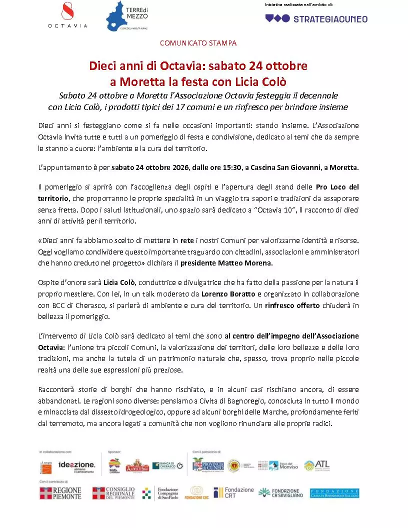 comunicato stampa