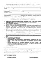 Immagine nuova autocertificazione